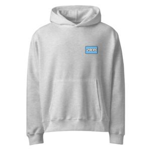 29ers "Number Plate" Heavyweight Hoodie in Athletic Heather - front
