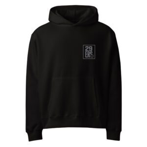 29ers "Stealth Black" Heavyweight Hoodie - front