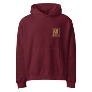 29ers "Oxblood" Heavyweight Hoodie - front