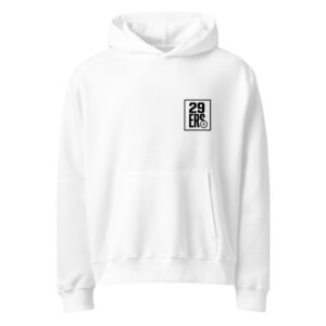 29ers "Arctic White" Heavyweight Hoodie - front