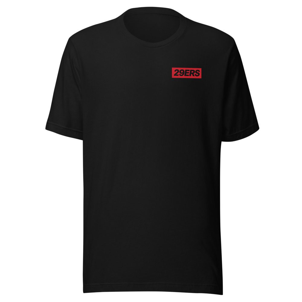 29ers "Fire Red" Color Box Tee - front