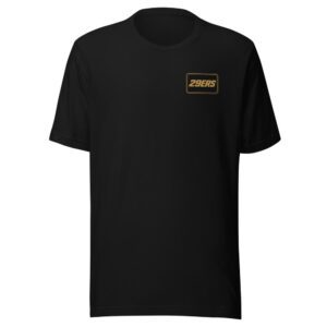 29ers "Black Gold" Plate Tee in Black - front