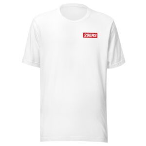 29ers Red Box Tee - White - front