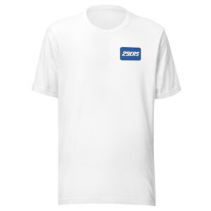 29ers "Cobalt" Plate Tee in White - front