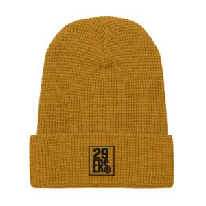 29ers "Mustard" Waffle Beanie - front