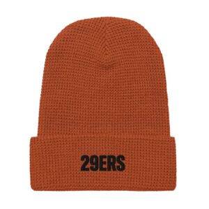 29ers Waffle Beanie - Rust - front