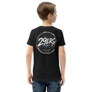 29ers Youth Wheel Back Tee in Black - back