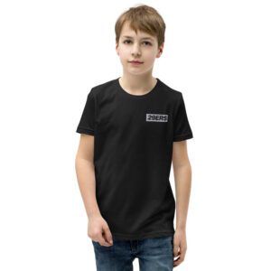 29ers "Chrome" Youth Color Box Tee in Black - front