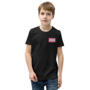29ers "Rose" Youth Number Plate Tee in Black - front