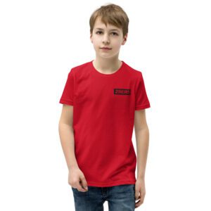 29ers "Oxblood" Youth Color Box Tee in Red - front